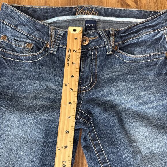 Vanity Jeans Women's 27x33 Blue Medium Wash Boot Cut Jeans - Picture 5 of 9